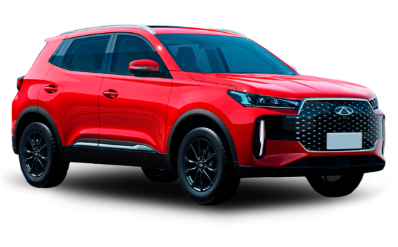 Tiggo 4 Огненный красный цвет 2025-ого года купить в Москве - autospot-96.ru