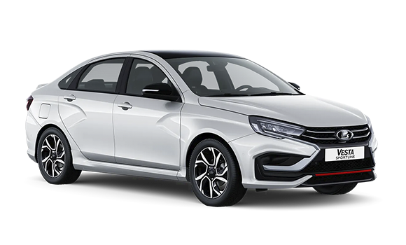 Vesta Sportline БЕЛЫЙ "ЛЕДНИКОВЫЙ" (221) цвет 2025-ого года купить в Москве - autospot-96.ru
