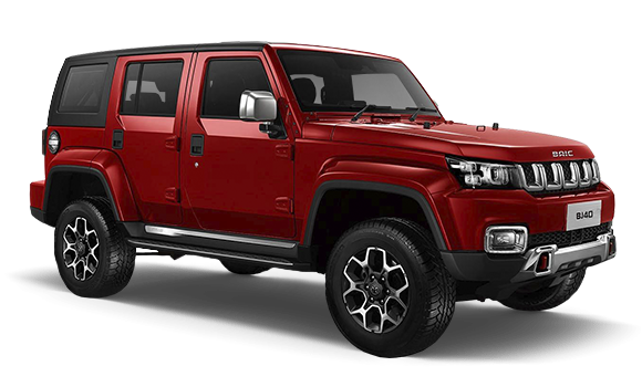 BJ40 Красный металлик цвет 2025-ого года купить в Москве - autospot-96.ru